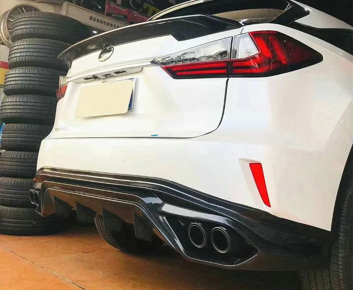 Сплиттер бампера из Углеродного Волокна TR Style для Lexus 2015 10 ~ RX 300/200t/450h/350 AL20|Навесы и