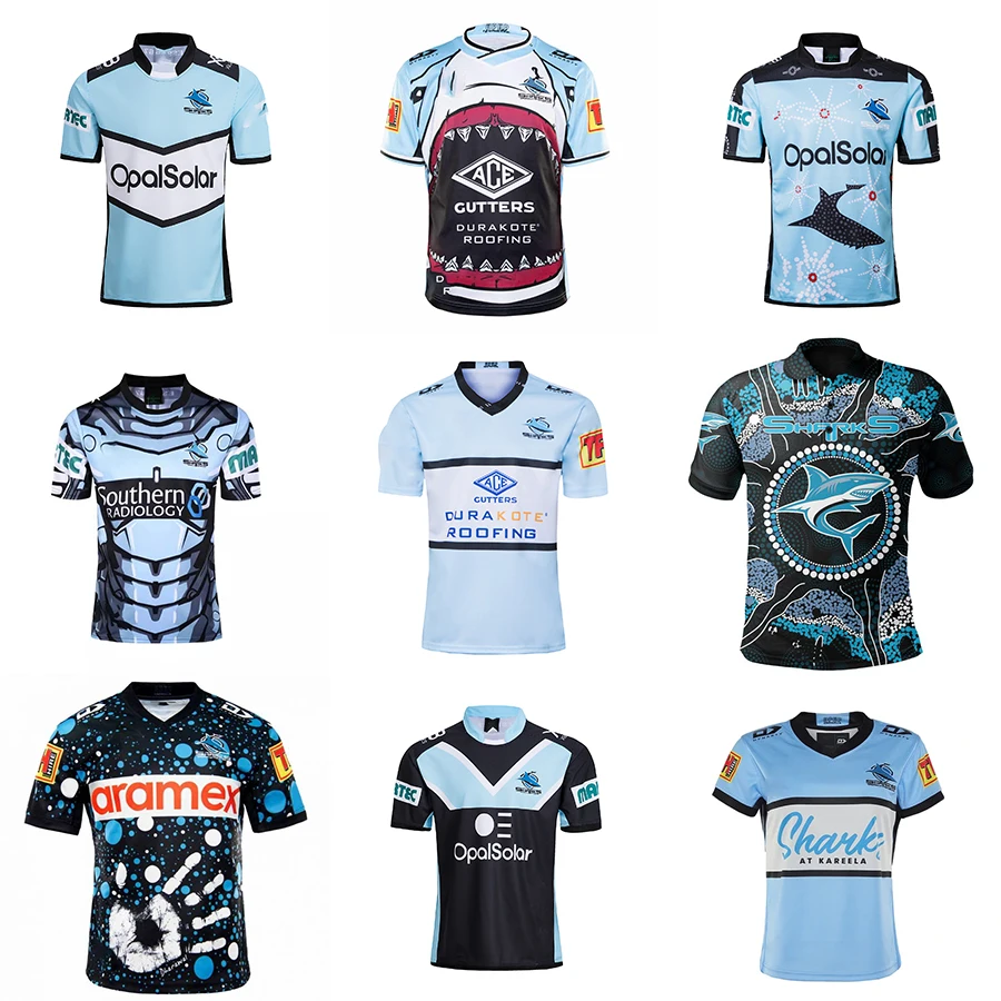 

2021 tubaro Rugby Jerseys home shark shirt away nove Sweatshirt masculino