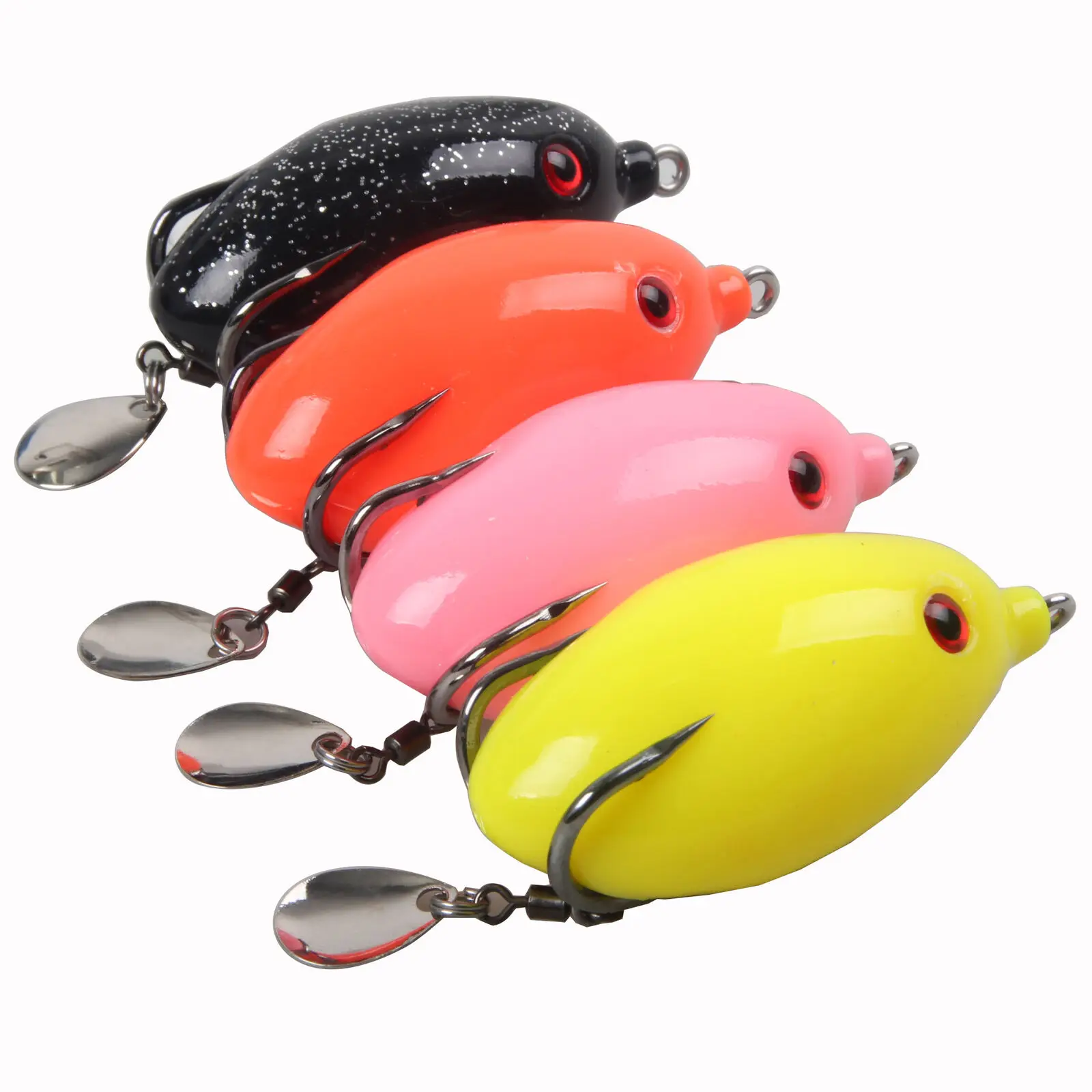 MYBAIT Мягкая приманка лягушка 5 см/13 г для ловли окуня форели|Наживки рыбной ловли| |