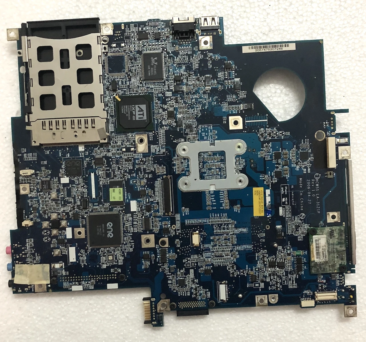 Материнская плата MBABE02001 для ACER 5100 3100 5110 5510 материнская ноутбука HCW51 BL51 100%