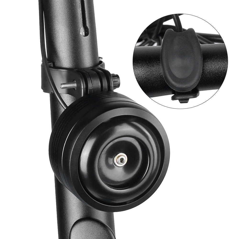 

Electronic Horn Cycling Handlebar Bike Bell Electric Bicycle Bell Remote Control Locking USB Charging Alarm Cycling Equipment