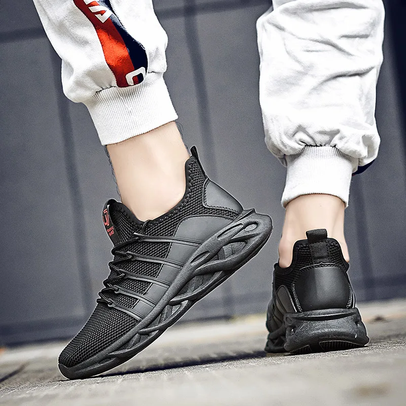 Уличная Мужская Спортивная обувь для бега на толстой подошве дышащая модные