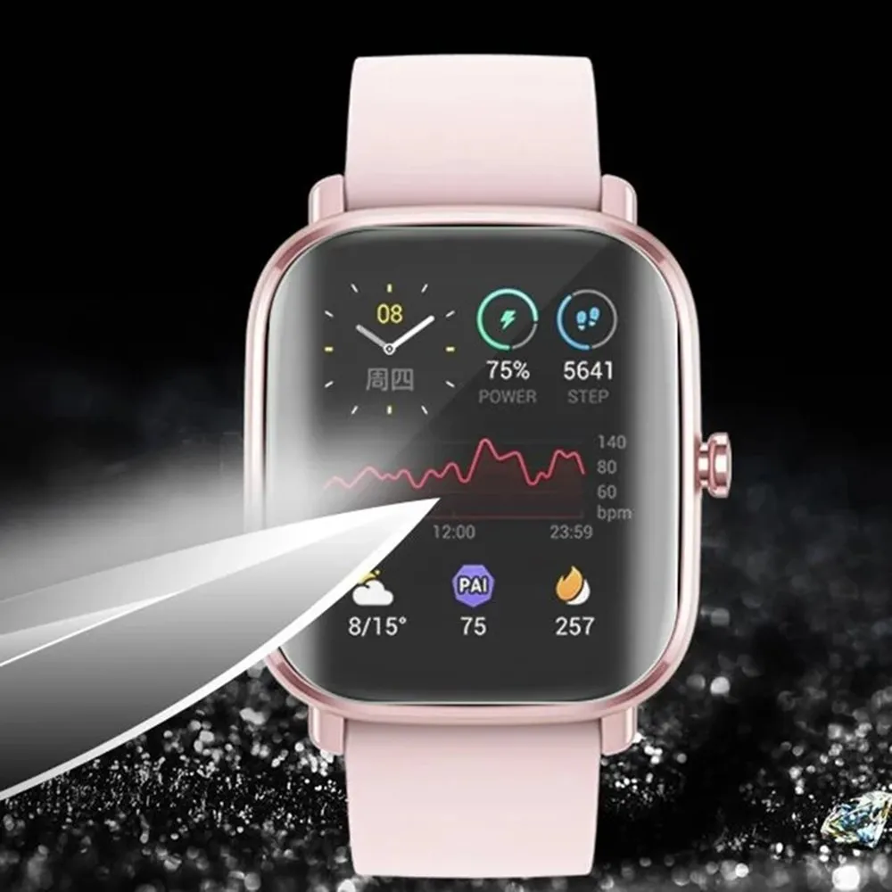 Гидрогелевая пленка для Huami Amazfit GTS 2 2e GTS2 Mini мягкая прозрачная защитная из ТПУ