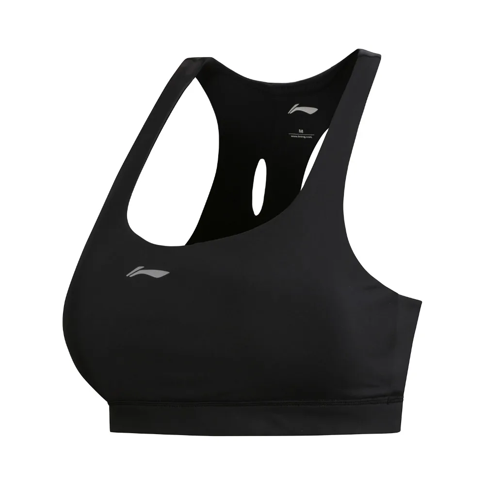 Женский спортивный бюстгальтер Li Ning эластичный облегающий дышащий с подкладкой