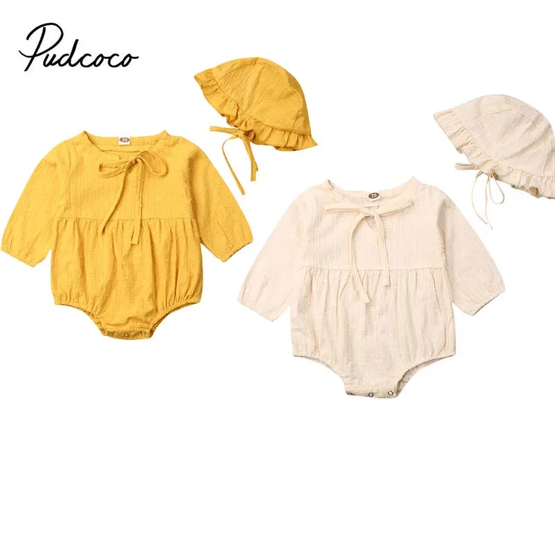 Одежда для новорожденных детей боди в горошек с длинными рукавами комбинезоны со