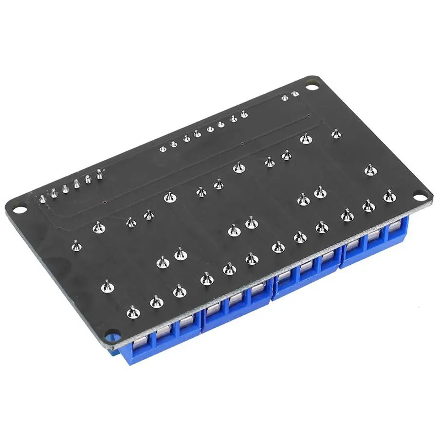 4 Канальный Релейный модуль низкоуровневый релейный 3 в Черная Пластина С