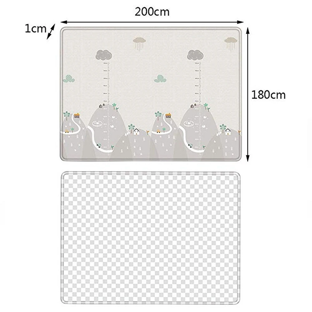 Детский коврик экологичный удобный Ldpe Шелковый нескользящий универсальный