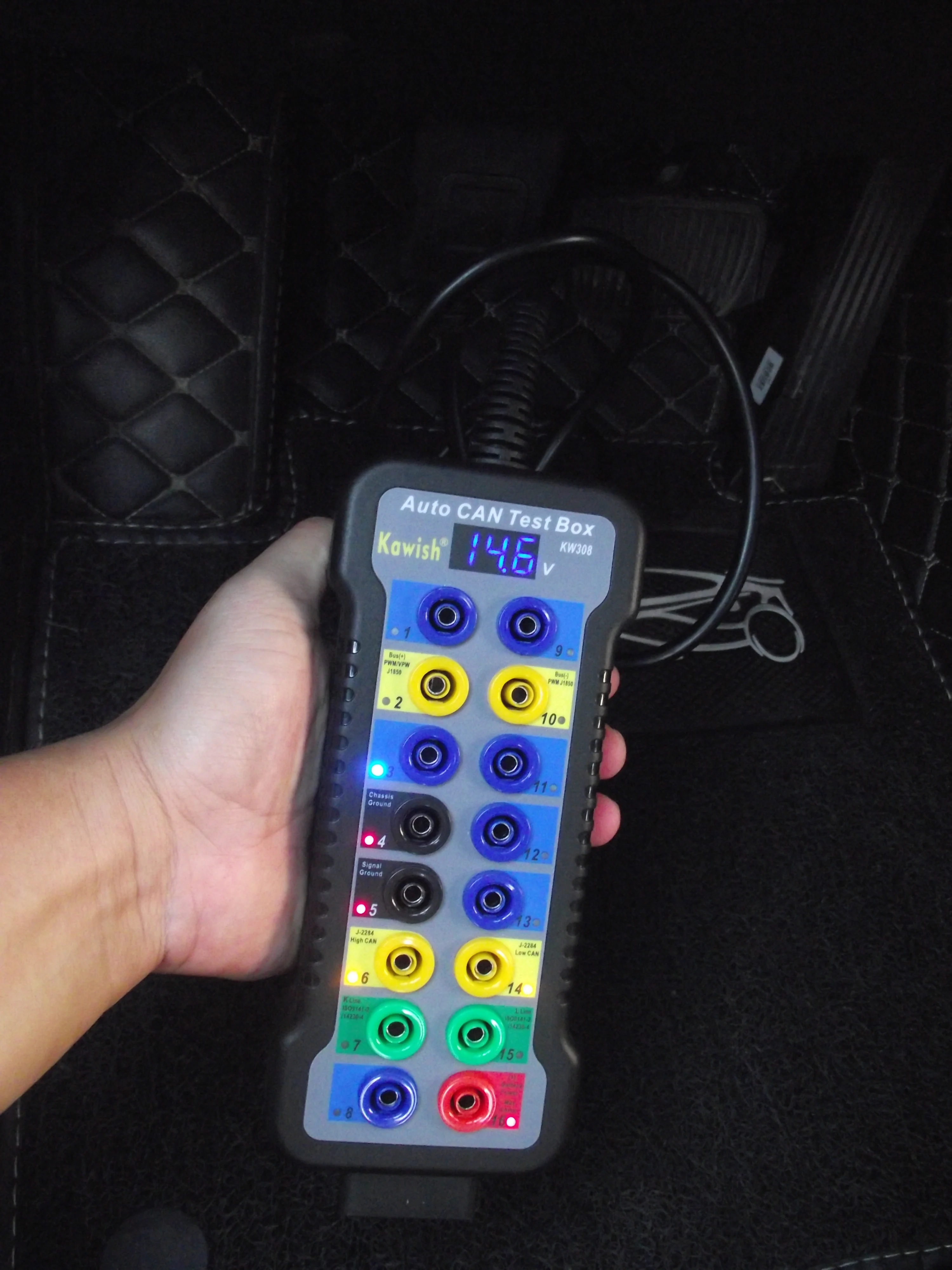 Бесплатная доставка! CAN тестовая коробка пробойная и протокол детектор OBD сканер