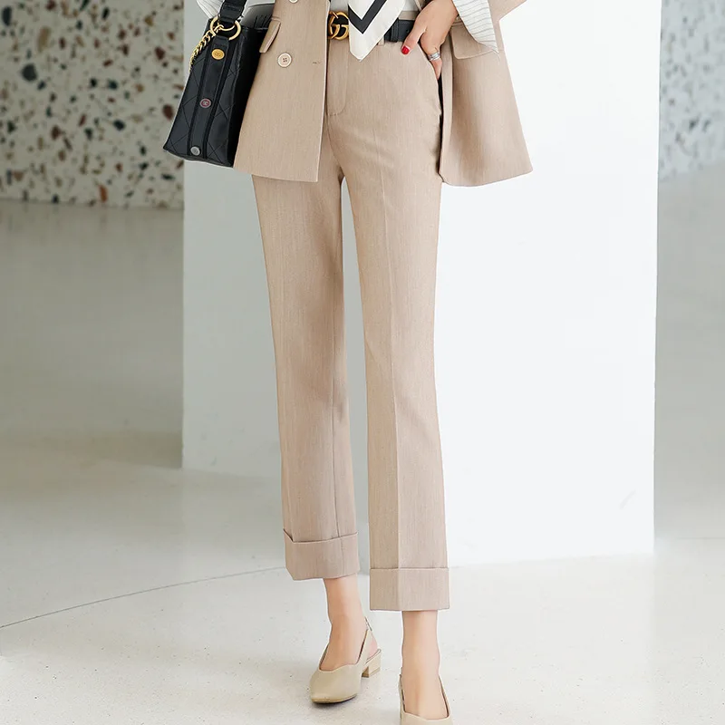 Женский профессиональный костюм повседневный пиджак в британском стиле для