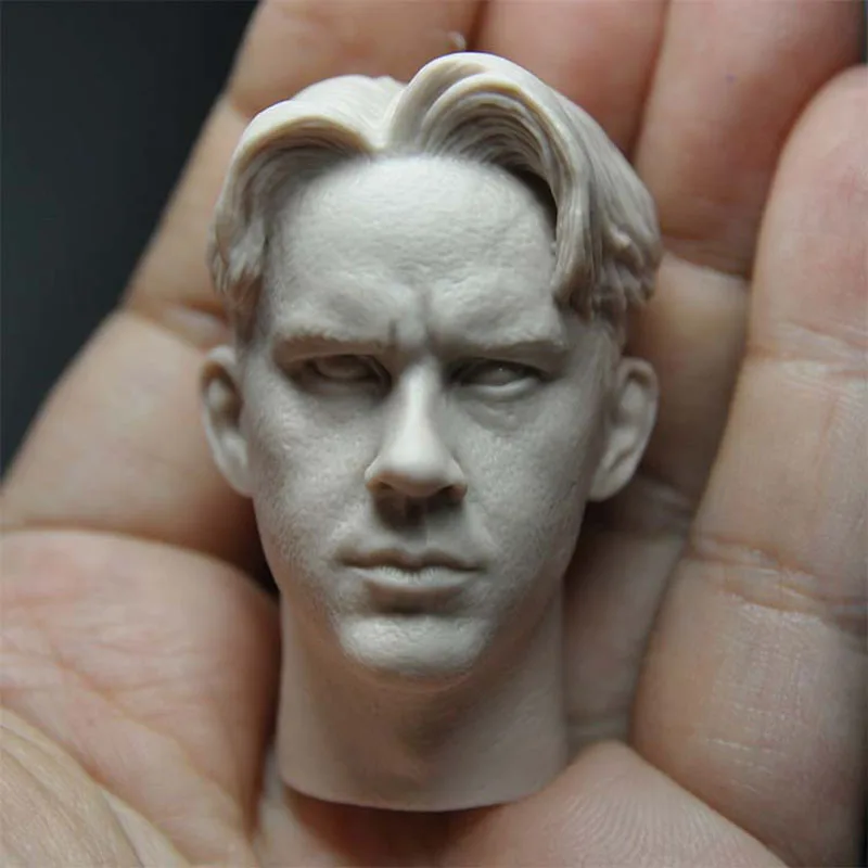 

1/6 Andy Tim Robbins Uncolored Prototype Head Sculpture Soldier Accessories Fit for 12'' Action Figure Body
