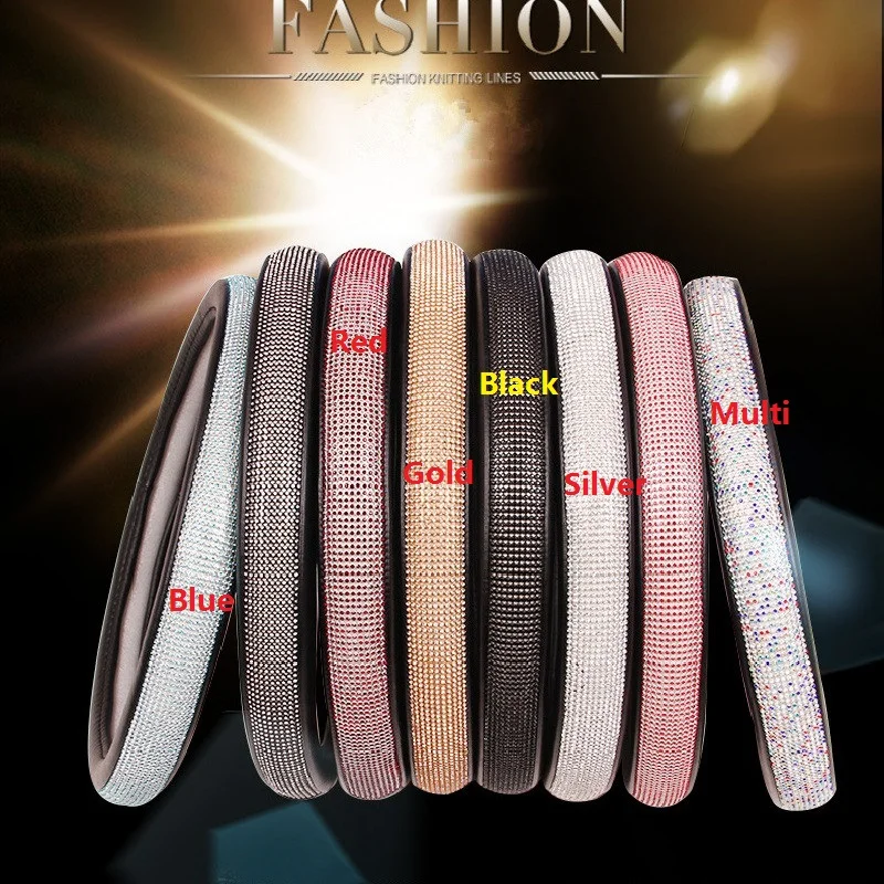 Новый дизайн 2018 четырёхсезонный чехол для руля диаметром 38 см с блестками и