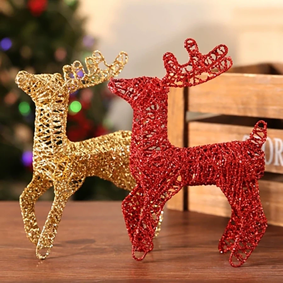 Железная кожа олень красный Ангел украшения Рождество свадьба домашний декор