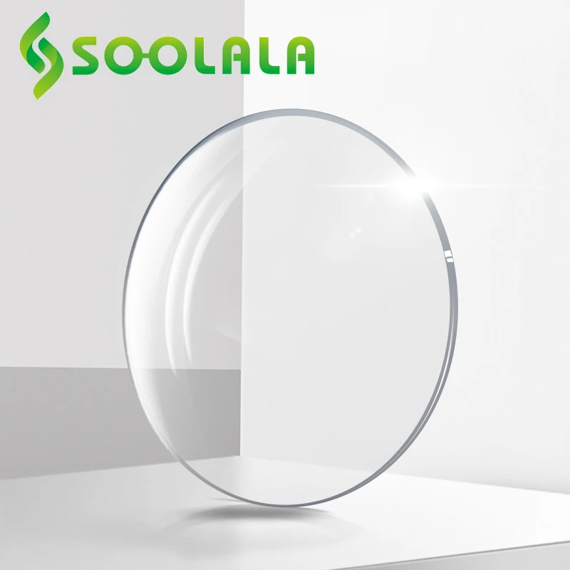 SOOLALA Progressive Prescription Myopia Photochromic Resin Aspheric Glasses Lenses Optical Lens -0.5 -0.75 -1.0 to -8.0