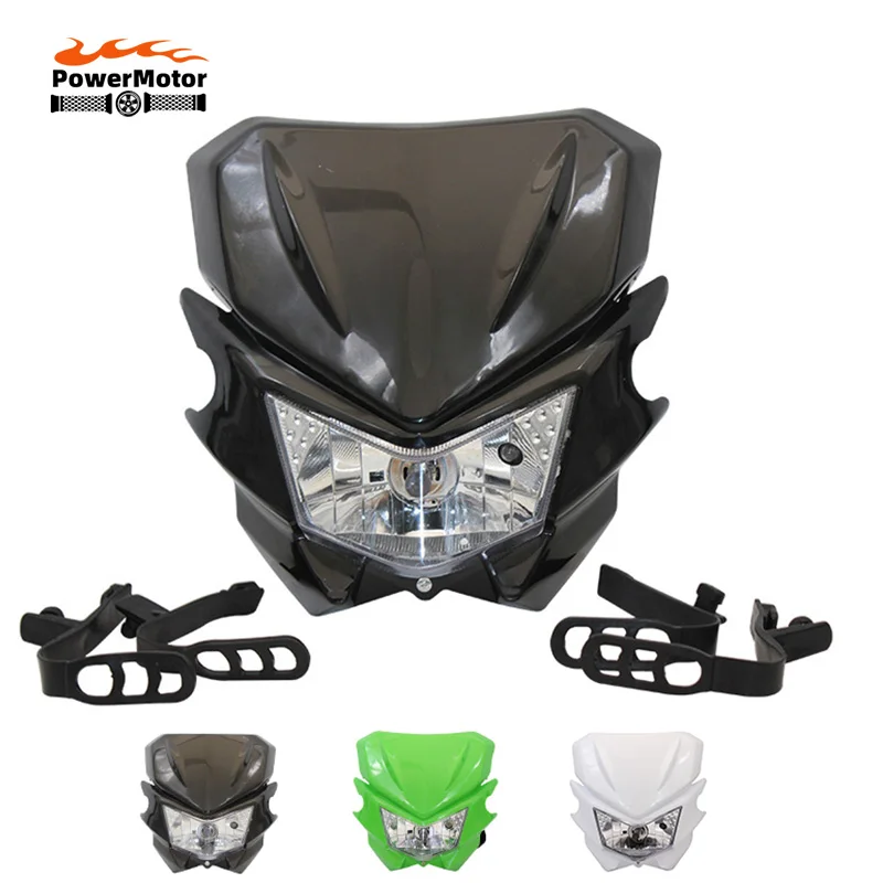 Универсальный комплект обтекателей для передних фар 12 В 35 Вт KAWASAKI YAMAHA SUZUKI HONDA