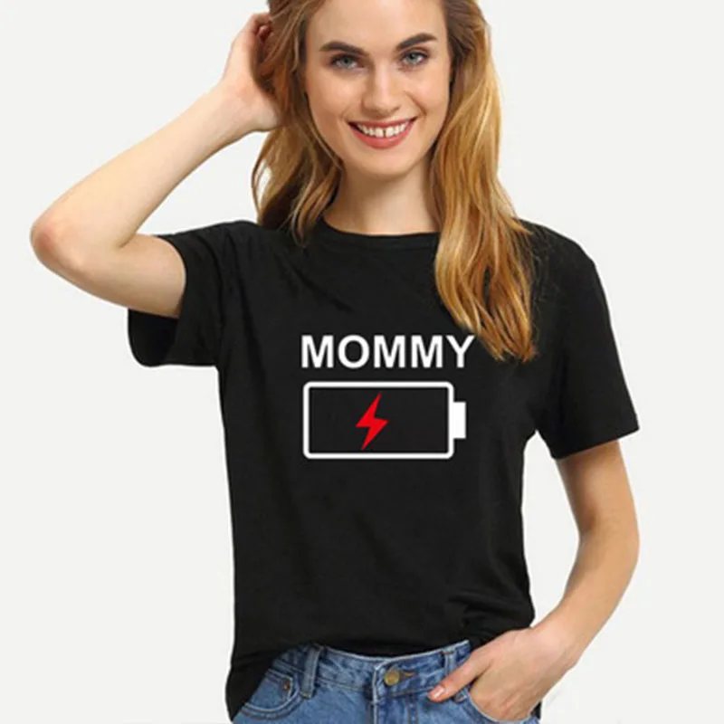 Летняя футболка для всей семьи подходящие Семейные футболки с коротким рукавом и