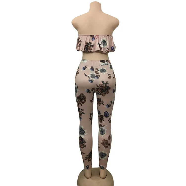 Женский летний пикантный комплект из двух предметов длинные брюки комбинезоны