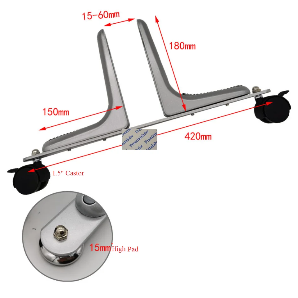 1 шт алюминиевый сплав подвижная перегородка подставка для экрана база с