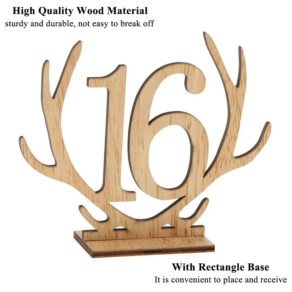 Рога номер свадебного стола набор для приготовления чая 1-20 животных в форме