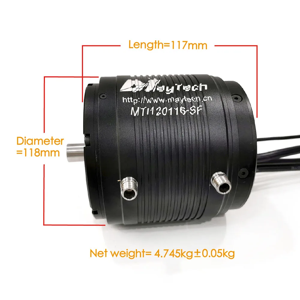 

Maytech 120116 100KV 200KV Fully Waterproof Motor Watercooled Motor 300A Waterproof ESC For Electric Surfboard Boat Jetski