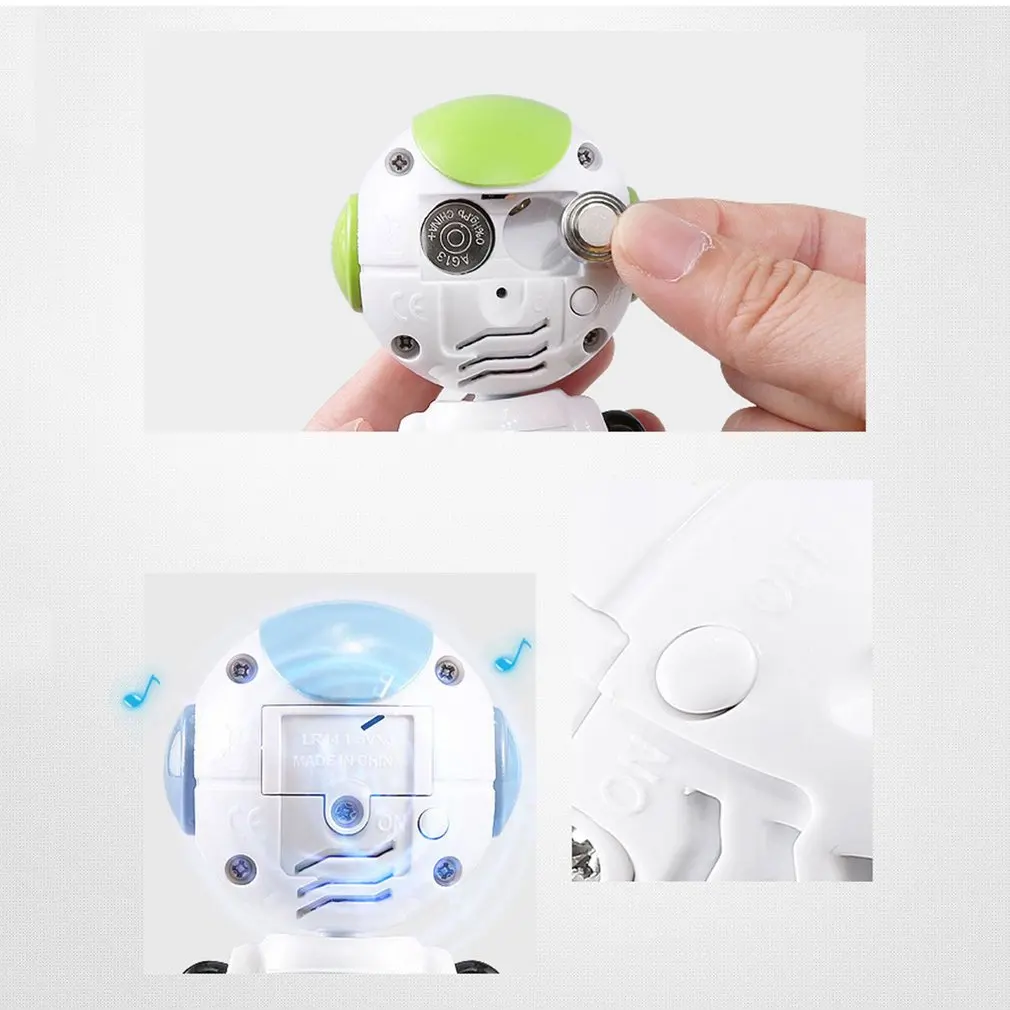 R8/R9 RC JJR/C Робот сенсорный зондирование светодиодный глаз умный голос DIY жесты сплава тела Мини Робот Модель игрушка подарок для детей