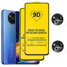 Pelicula Poco X3 Pro,Glass For Xiaomi Poco X3 M4 Pro 5G Tempered Glass Poko X-3 NFC F3 F2 M3 Screen Protector Film Poco X3 GT