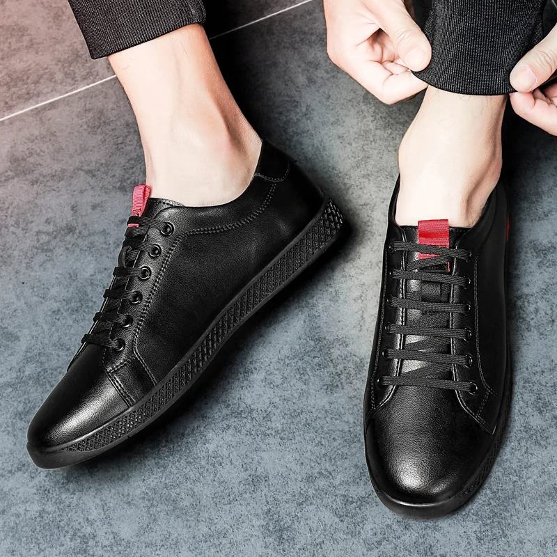 Fashion men's shoes 2019 spring and autumn new brand outdoor lace lightweight comfortable large size casual | Обувь