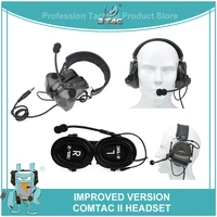 ztac comtac ii aviation military ptt headset accessories noise cancelling shooting headphones softair airsoftsports peltor z044