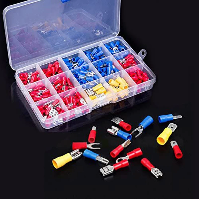 280 шт. изолированный Кабельный соединитель Электрический провод в ассортименте
