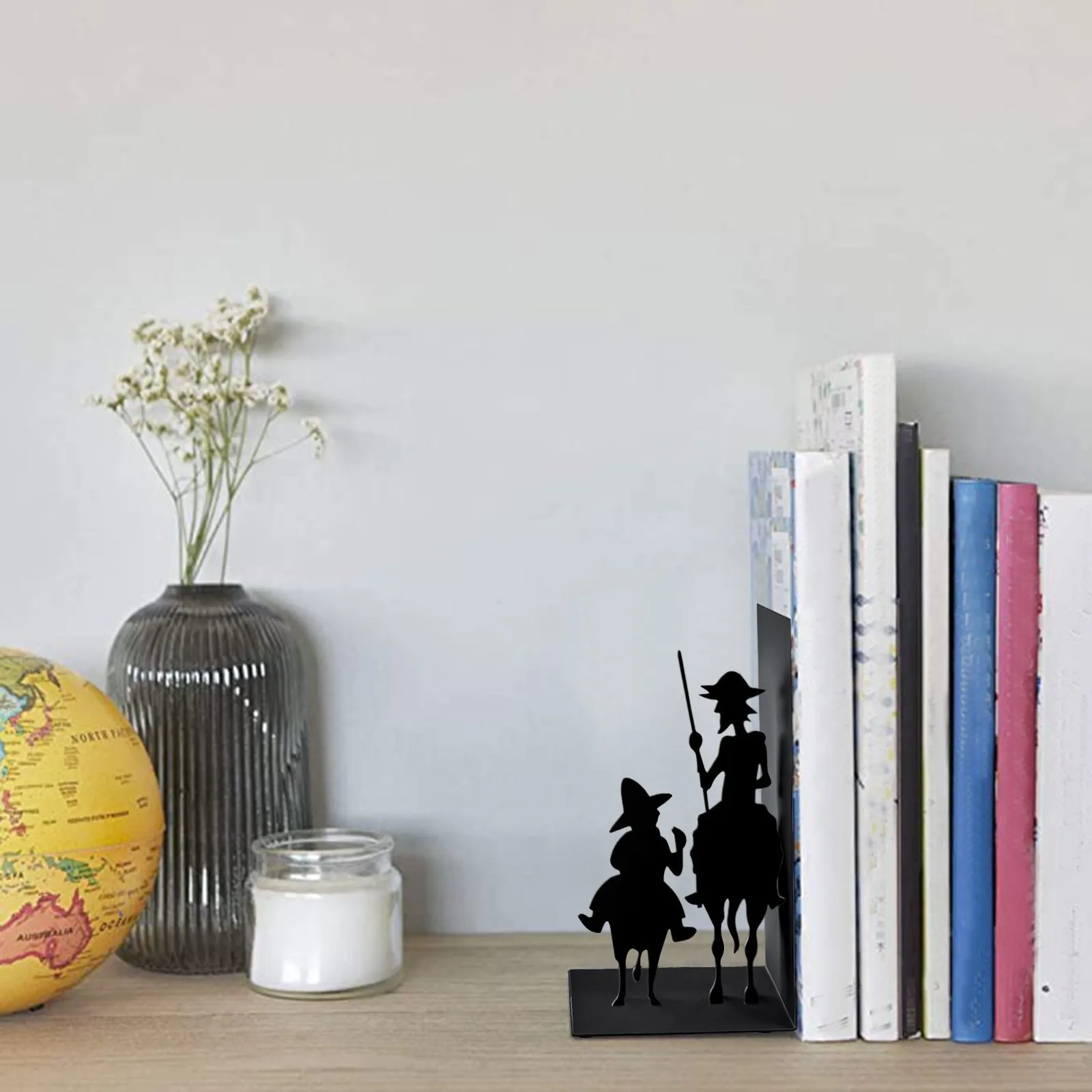 1/2/3 пара Нескользящая Подставка для книг Нержавеющая сталь в виде книжки с