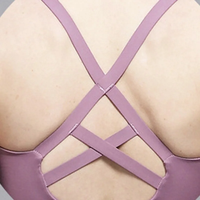 

Yoga Bras for women active wear Sports tops Training Running underwear plus size cross bandage high impact bra