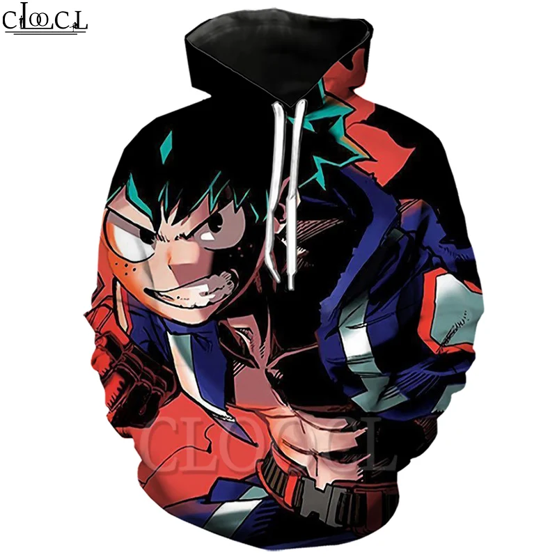 

CLOOCL Anime My Hero Academia Cosplay Hoodies 3D Print Men Women Autumn Hot Selling Jogging Sportswear Casual Streetwear
