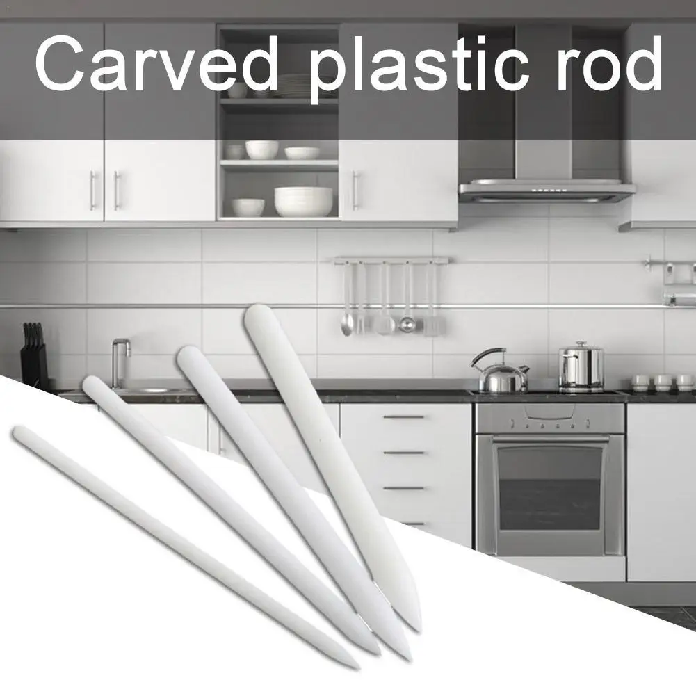 

Carved Plastic Rod Fondant Cake Decorating Baking Craft Frilling Sticks Small Modeling Tool Rolling Pins Sugar Flower Carve Pen