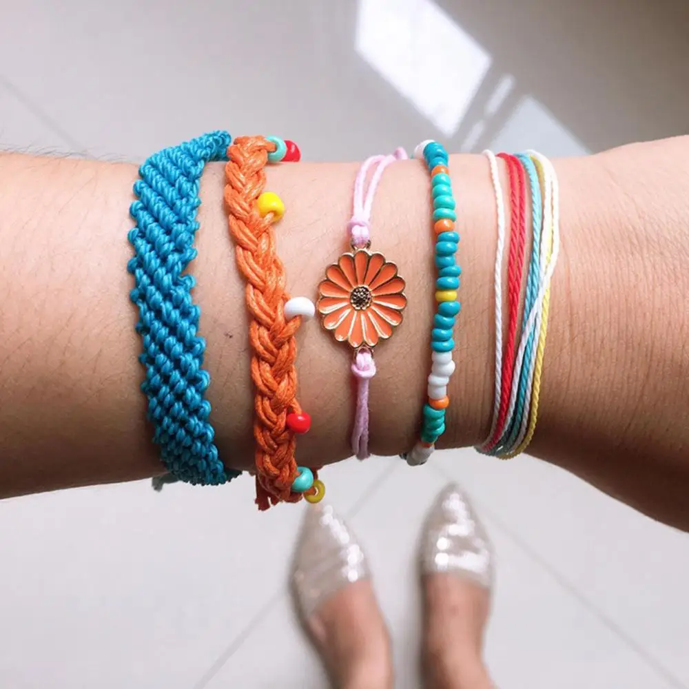 5 шт. х Водонепроницаемый струнный снов Outloud пакет браслет Подсолнух Handmades для