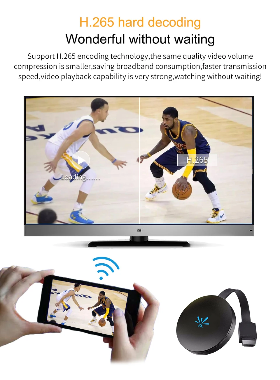 KuWFi tv Stick 5 ГГц беспроводной HD цифровой HDMI ключ высокоскоростной WiFi Дисплей ТВ ключ поддержка Miracast Airplay для Apple Android