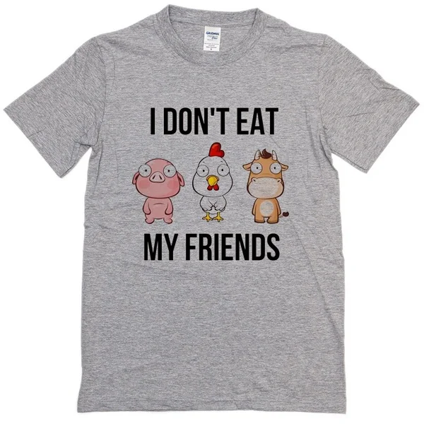 

Серая футболка I't Eat My Friends