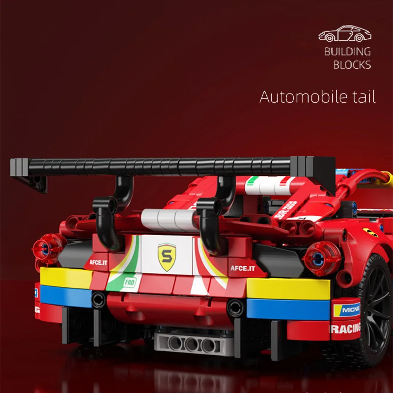 Высокотехнологичный Ferrari 488 GTE RSR Радиоуправляемый Супер гоночный автомобиль