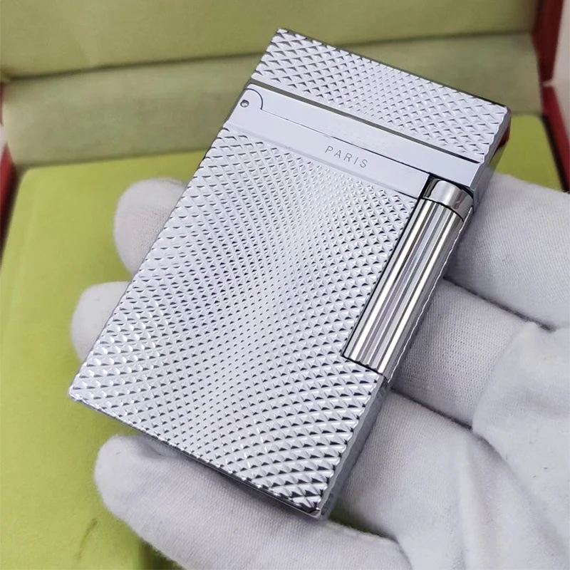 

Brand new original DuPont bright sound lighter retro pure copper inflatable cigarette lighter exquisite smoking accessories