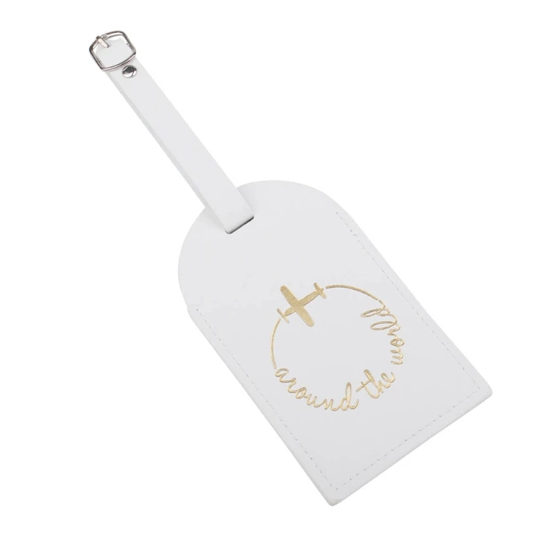 

L5YA PU Leahter Luggage Tags Privacy Protection Name Phone Address Travel Bag Labels