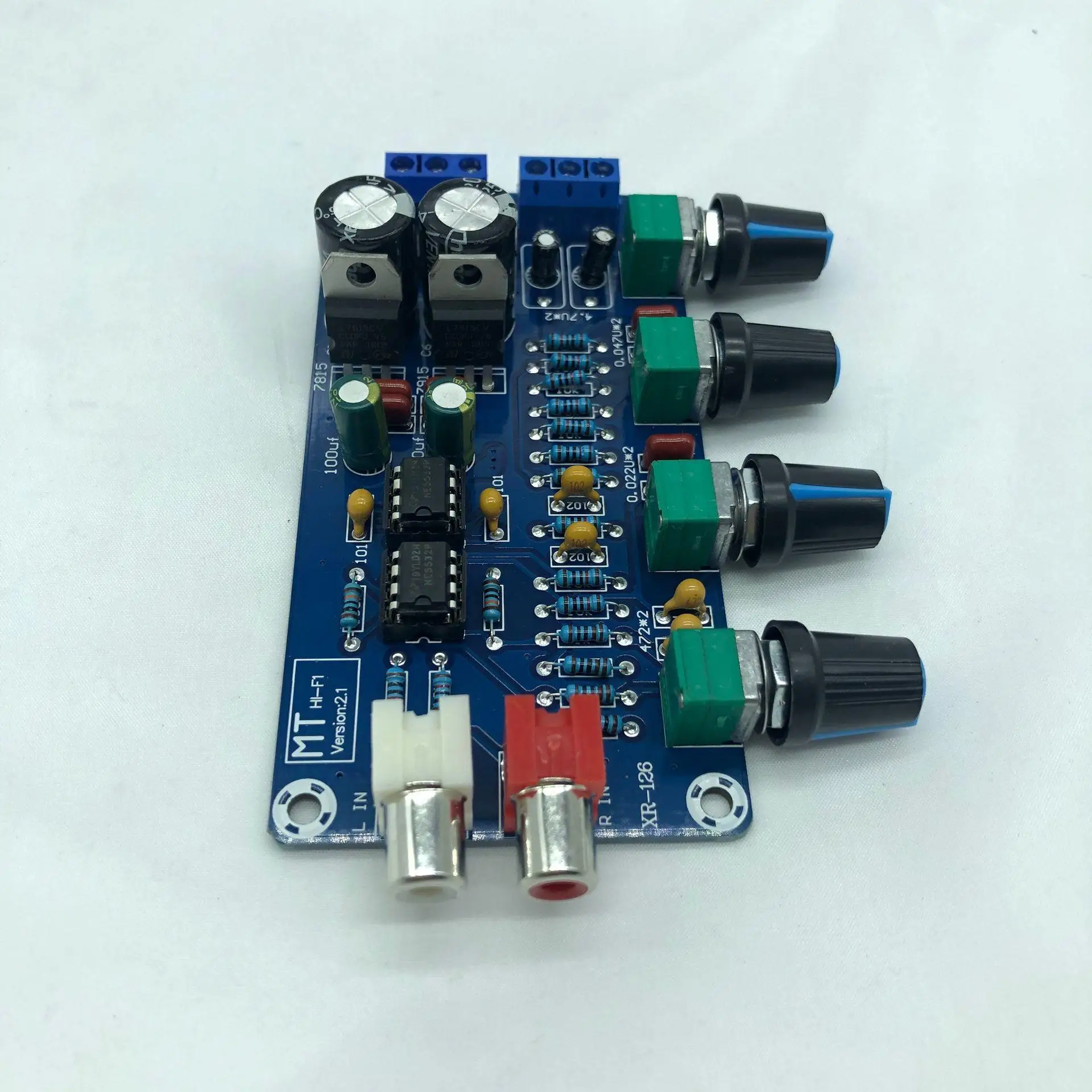 XH-M164 NE5532 Stereo Pre-усилитель предусилитель Tone Board Audio 4 усилитель каналов Module 4CH Control