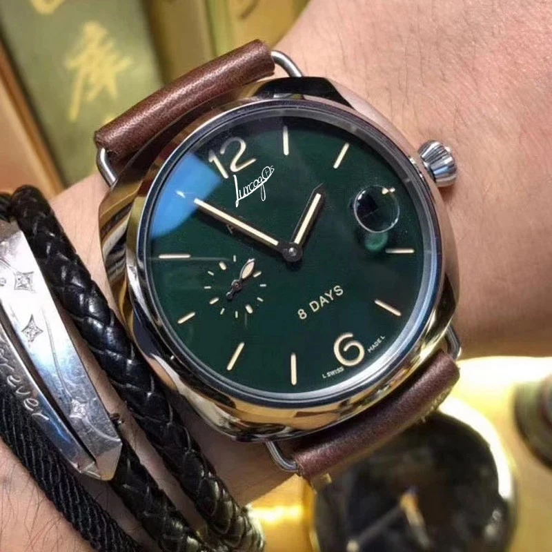 

u1 Top quality Silver Pane-rai Luxury Brand watch Men automatic Mechanical self-wind Watches AAA+