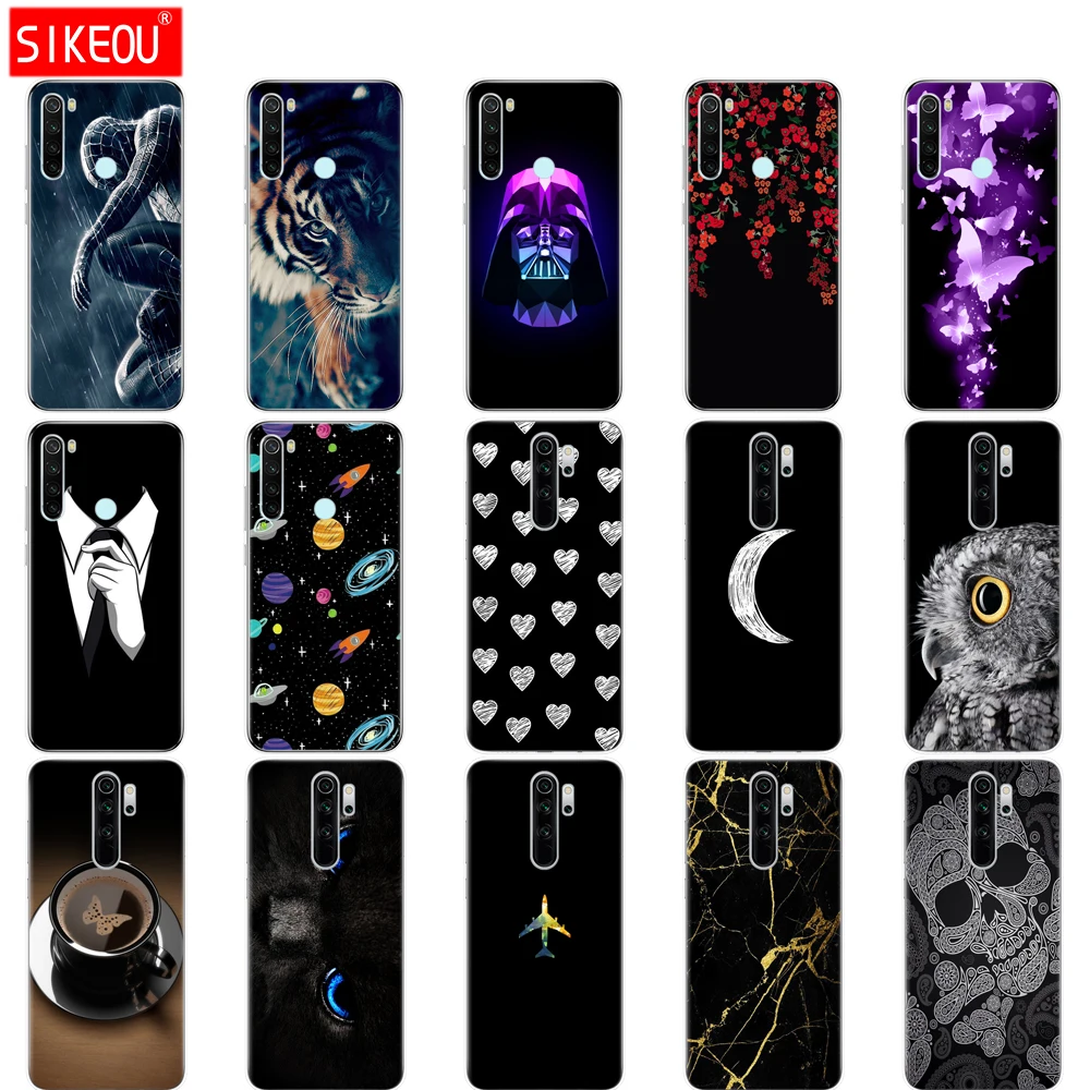 Чехол для xiaomi Redmi Note 8 T, силиконовый мягкий чехол из ТПУ с рисунком для xiaomi Redmi Note 8, чехол Fundas Coque Redmi NOTE 8 PRO, чехол