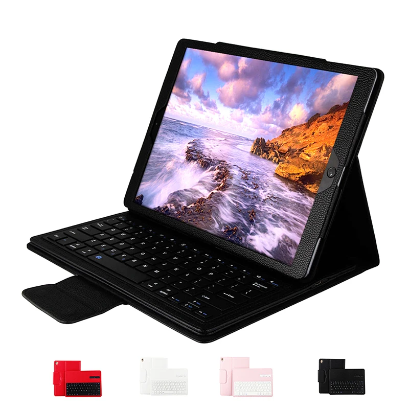 Съемная Bluetooth клавиатура для iPad Pro 12 9 дюйма mini 4 7 дюймового планшета кожаный