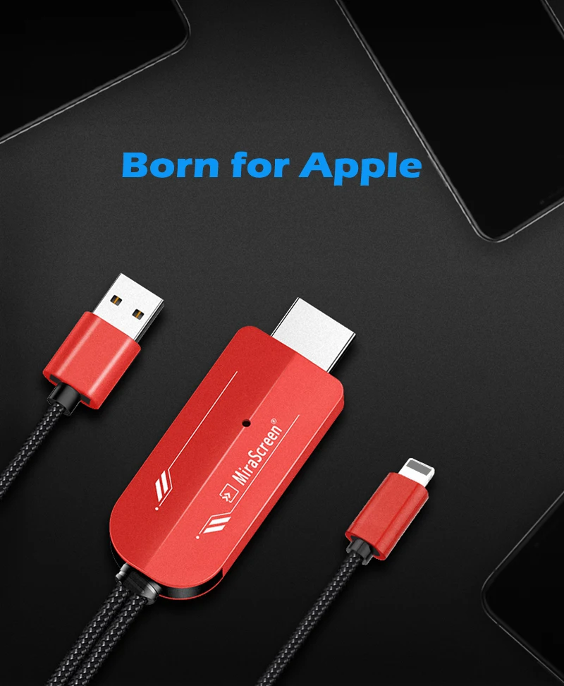 IOS 8 Pin HDMI кабель для подключения телефона к телевизору проектор 1080P Аудио Видео