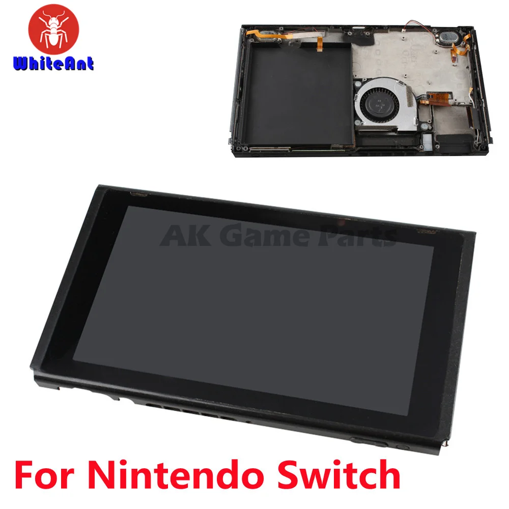 

LCD Digitizer Touch Screen For Nintendo Switch Display Assembly Repair Parts With Cooling Fan Power And Volume Buttons Etc