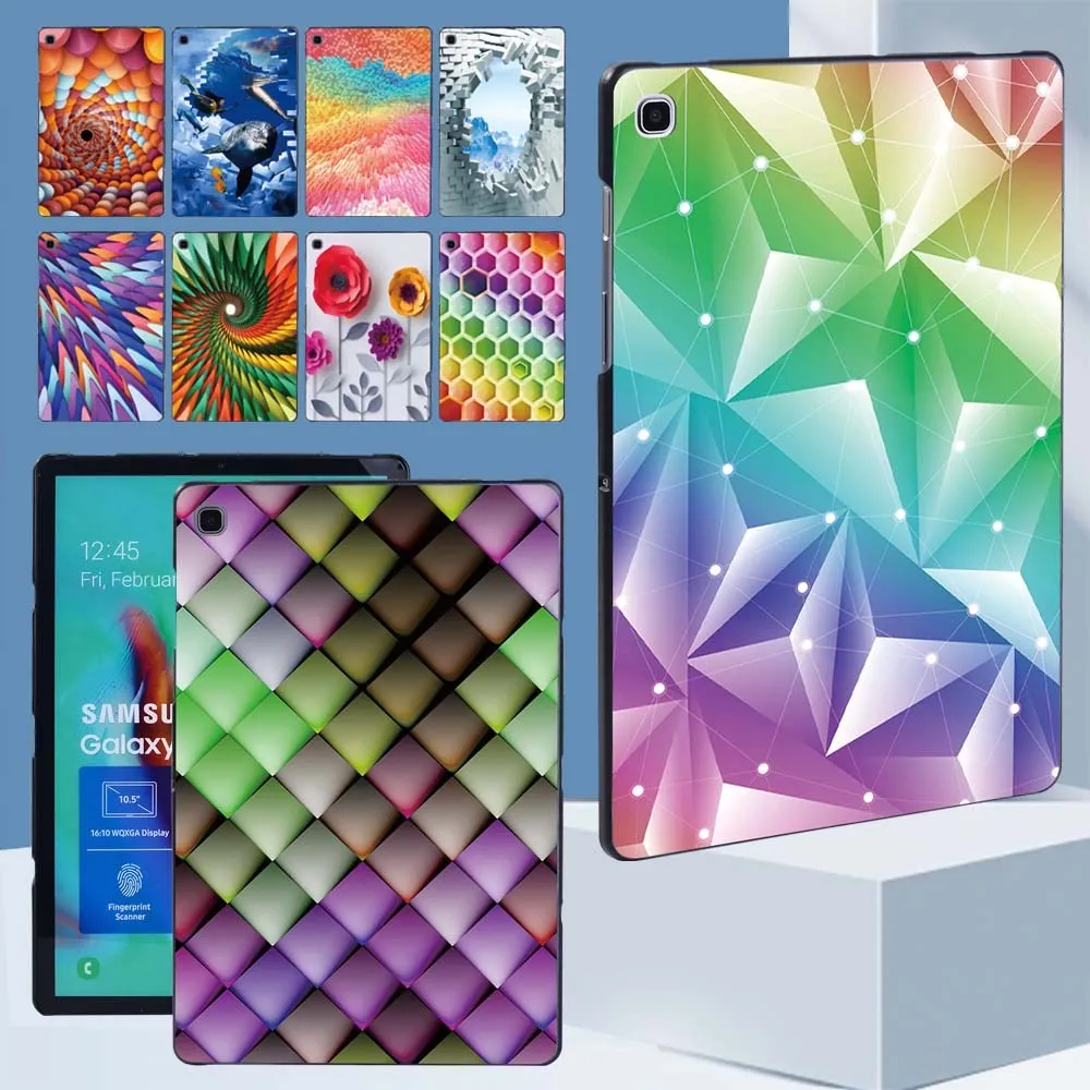 

Tablet Case for Samsung Galaxy Tab A7 10.4"/Tab A 8.0 2019/Tab S6 Lite P610/Tab A A6/Tab E/Tab S5e 7" T510 T580 T590 Back Shell