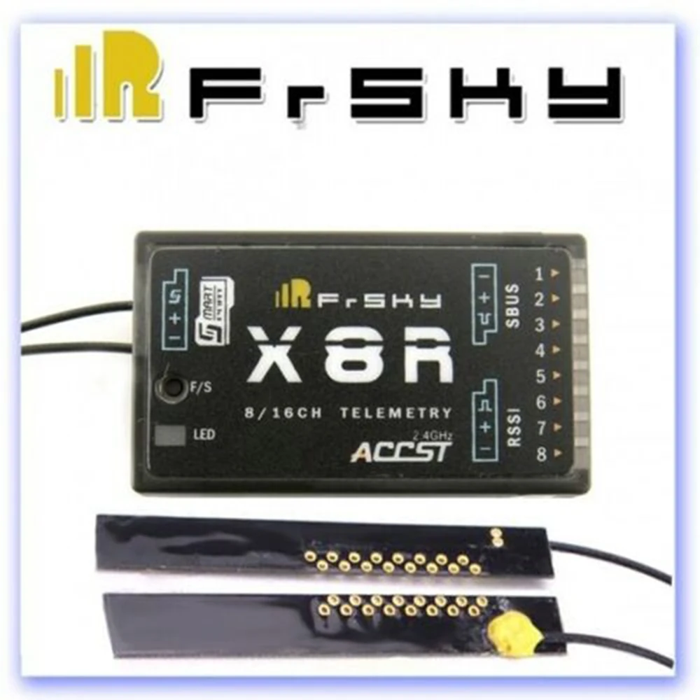 FrSky X8R 8/16Ch S.BUS ACCST телеметрический приемник с умным портом для Taranis X9D XJT - купить по
