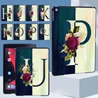 Пластиковый твердый чехол для планшета Apple IPad 8 2020 8-го поколения 10,2 дюйма A2270 A2428 A2429 A2430 26 с принтом букв