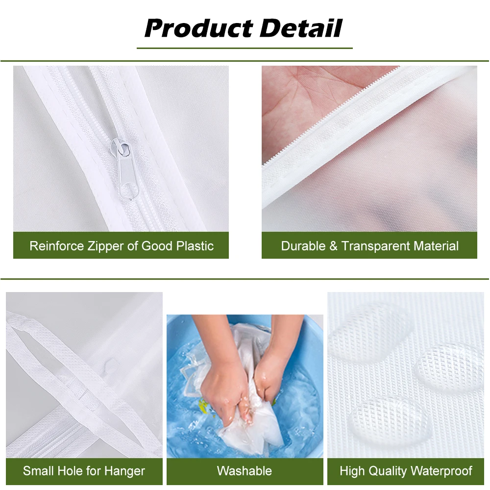 Сумка для хранения одежды костюмов платьев пальто 1 шт./4 шт. | Дом и сад