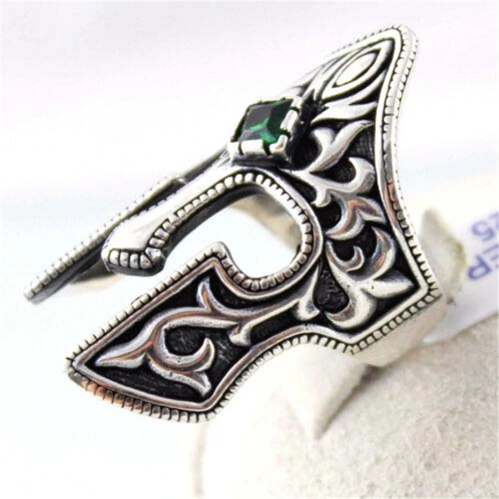 

Creative fashion popular retro knight helmet skull simple ring hip hop punk men's party prom boy birthday jewelry wholesale