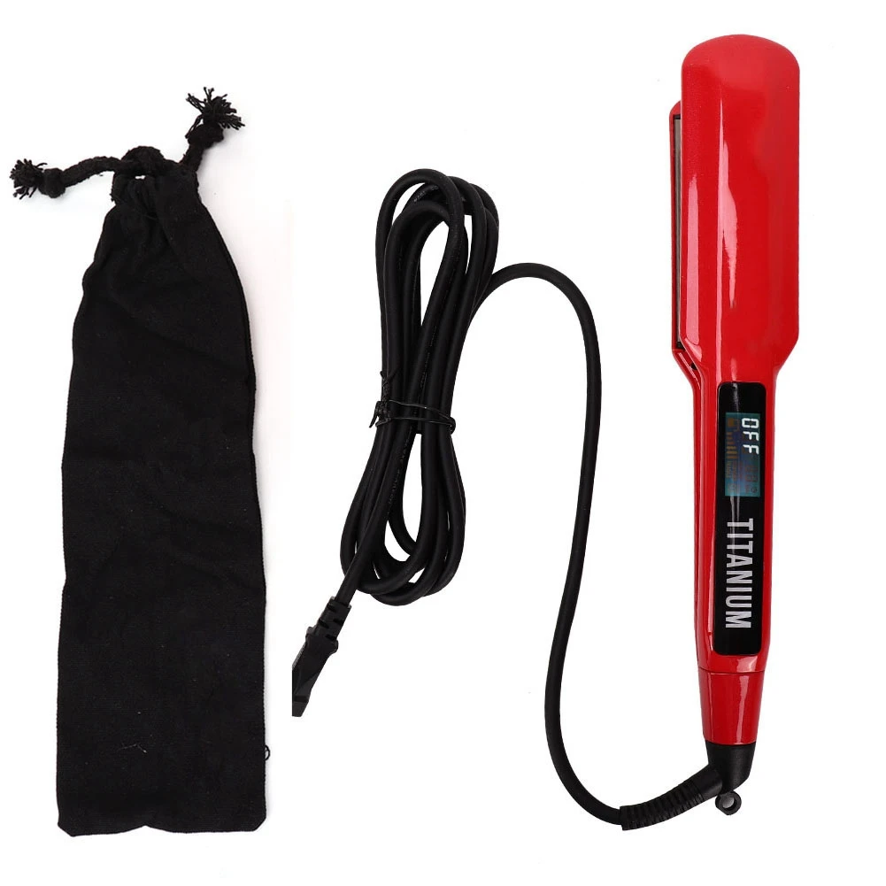 

Electric Dual-use Hair Straightener Curler Infrared Professional Hair Styling Hair Curler Straight hairdressing Wand Tool